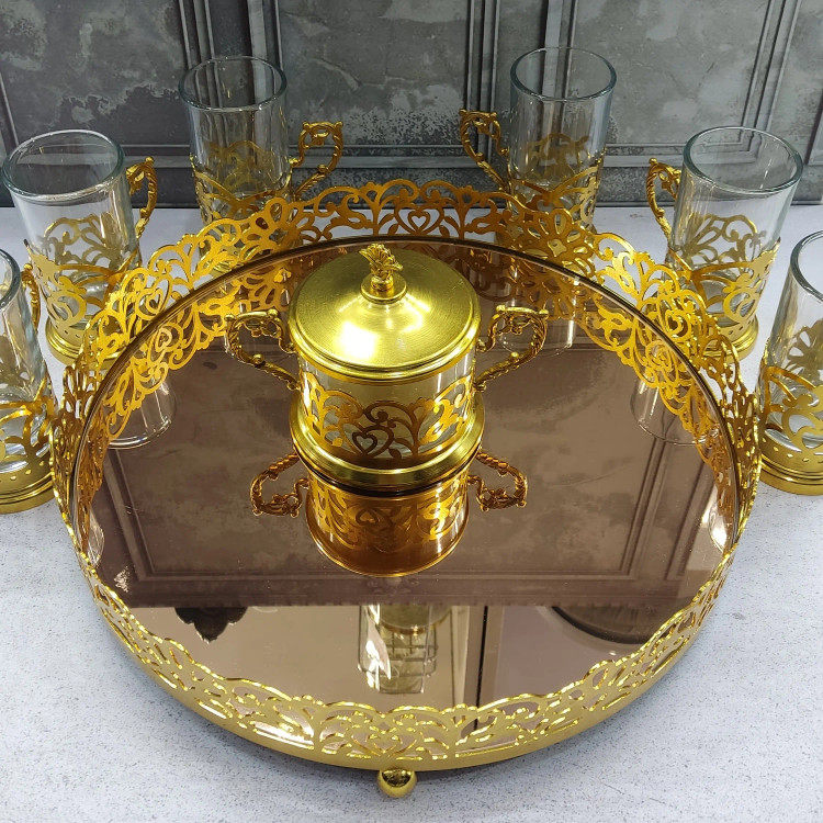 سرویس چای خوری رنگ ثابت