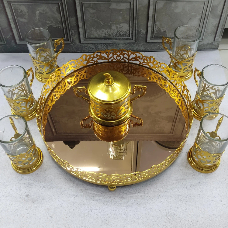 سرویس چای خوری رنگ ثابت