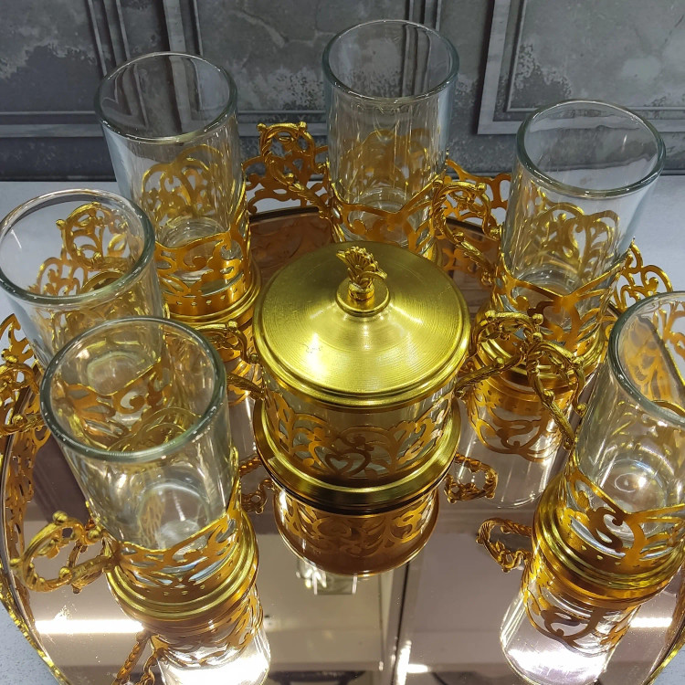 سرویس چای خوری رنگ ثابت