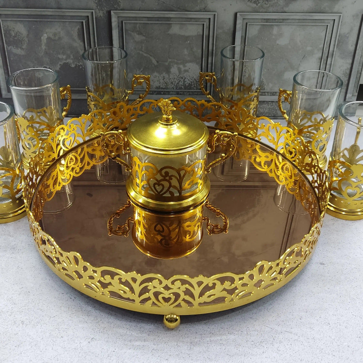 سرویس چای خوری رنگ ثابت