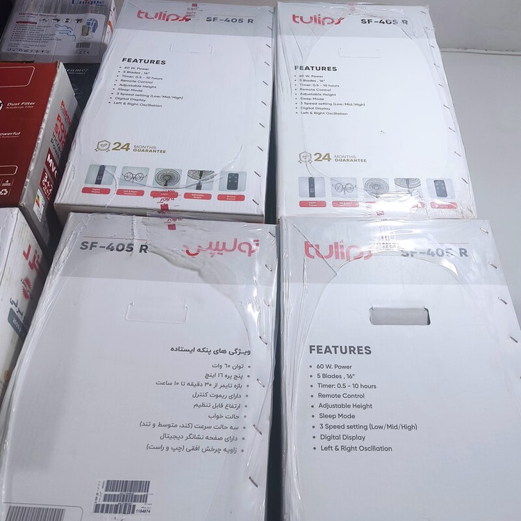 پنکه پایه بلند تولیپس مدل 405R