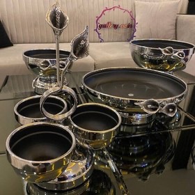 سرویس پذیرایی تمام استیل ۴تیکه